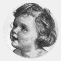 Vintage Child Stickers