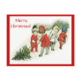 Vintage Children and Christmas Tree Postcards