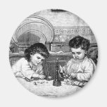 Vintage Children Art Refrigerator Magnets