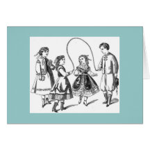 Vintage Children at Play Cards