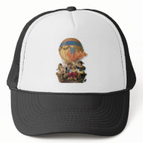 Vintage Children in Hot Air Balloon; Safe Journey Trucker Hat