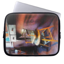 Vintage Child's Barber Chair Laptop Sleeves