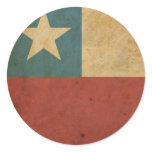 Vintage Chile Flag Stickers