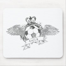 Vintage Chile Football Mousepad