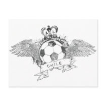 Vintage Chile Football Postcards
