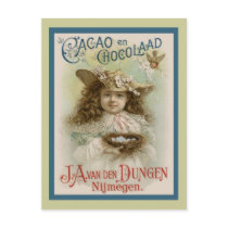 Vintage Chocolate Advertising Postcard