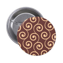 Vintage Chocolate Swirl in Golden Peach Pins