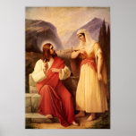 Vintage Christianity, Christ and the Samaritan Poster