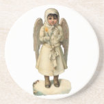 Vintage Christmas Angel Coaster