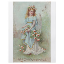 Vintage Christmas Angel Custom Flyer