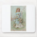 Vintage Christmas Angel mousepads
