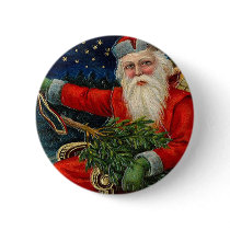 Vintage Christmas Button