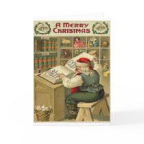 Vintage Christmas Greeting Card