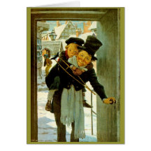 Vintage Christmas Card "A Christmas Carol"