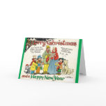 Vintage Christmas Card Design