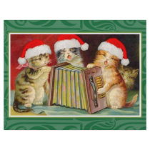 Vintage Christmas Cats