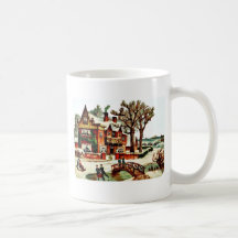 Vintage Christmas Coffee Mug