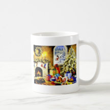 Vintage Christmas Coffee Mug