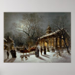Vintage Christmas Eve Archival print
