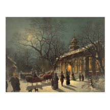 Vintage Christmas Eve Postcard