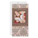 Vintage christmas family photocard photo greeting card