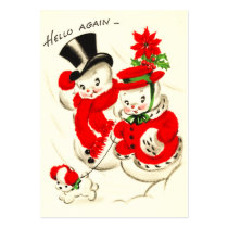 Vintage Christmas Gift Tags Business Card