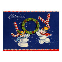 Vintage Christmas Gift Tags Business Cards