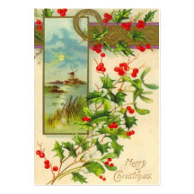Vintage Christmas Gift Tags Business Card
