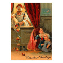 Vintage Christmas Gift Tags Business Card