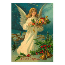 Vintage Christmas Gift Tags Business Card Templates