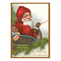 Vintage Christmas Gift Tags Business Card