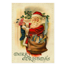 Vintage Christmas Gift Tags Business Card