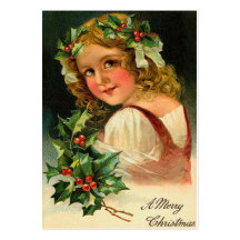 Vintage Christmas Gift Tags Business Card Template