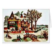 Vintage Christmas Greeting Card