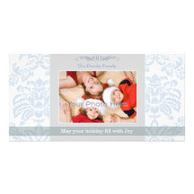 Vintage christmas holiday photocard custom photo card