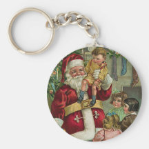 Vintage Christmas Key Chain
