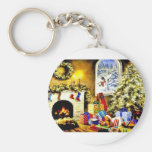 Vintage Christmas Keychain