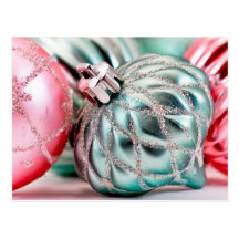 Vintage Christmas Ornaments Postcards