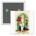 Vintage Christmas Pinback Button