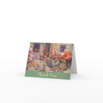 Vintage Christmas Thank You Cards