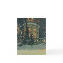 Vintage Christmas Thank You Cards