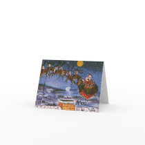 Vintage Christmas Thank You Cards