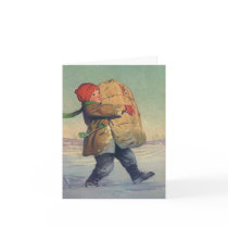 Vintage Christmas Thank You Cards