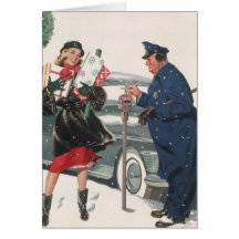 Vintage Christmas Thank You Cards