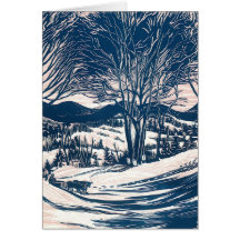 Vintage Christmas Thank You Cards