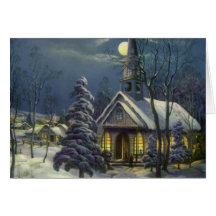 Vintage Christmas Thank You Cards