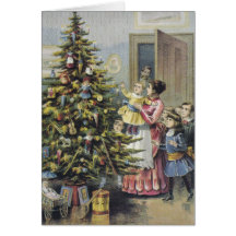 Vintage Christmas Thank You Cards