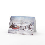 Vintage Christmas; The Road Winter cards