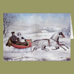 Vintage Christmas; The Road Winter, Romantic Ride cards