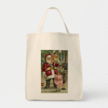 Vintage Christmas Tote Bag